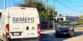 Muere persona en la vía pública al parecer fue atropellado por una unidad