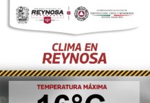 Continuará temperatura fría con probabilidad de lluvia hoy domingo en Reynosa