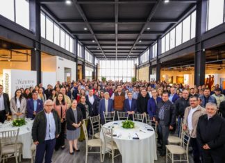 Reunión de unidad encabezaron Carlos Peña Ortiz y los dirigentes sindicales Reynaldo Garza Elizondo y Edmundo García Román