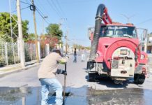 Realizó COMAPA trabajos de mantenimiento en el fracc. Hacienda Las Bugambilias