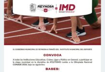 Convoca el Gobierno de Reynosa a la Eleminatoria de Atletismo