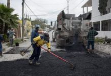 Realizan trabajos de mejoramiento vial en distintos puntos de la ciudad