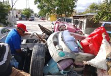 Logra colaboración vecinal exitosa jornada de descacharrización en Rincón de las Flores
