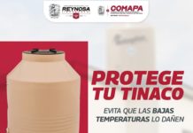 Recomienda COMAPA proteger tinacos y tuberías ante bajas temperaturas