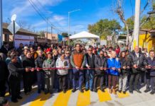 Inauguró Carlos Peña Ortiz pavimentación hidráulica en la Lázaro Cárdenas