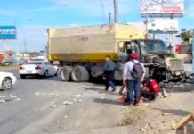 Accidente deja lesionados, daños y caos vial en boulevard Hidalgo