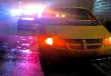 Accidente vial deja solo daños en carretera Río Bravo-Reynosa