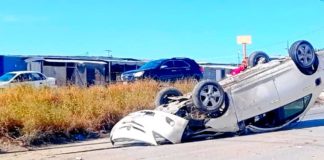 Accidente vial deja una persona lesionada y cuantiosos daños materiales