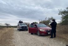 Guardia Estatal asegura vehículo con drogas en González, robado en Nuevo León