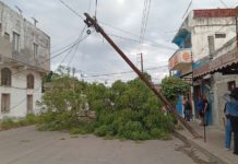 Afectaciones por frente frío 25 en Ciudad Madero