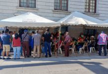 Gran afluencia de contribuyentes acuden a pagar el impuesto predial en Tampico