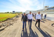 Avanza restauración de Pista Olímpica de atletismo en Reynosa