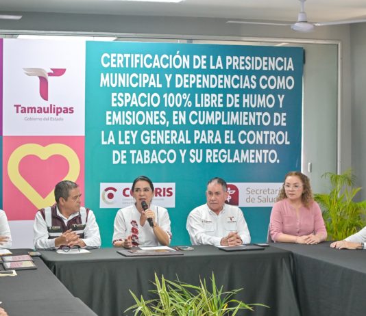 Gobierno de Tampico consolida política de salud pública con certificación de seis espacios libres de humo
