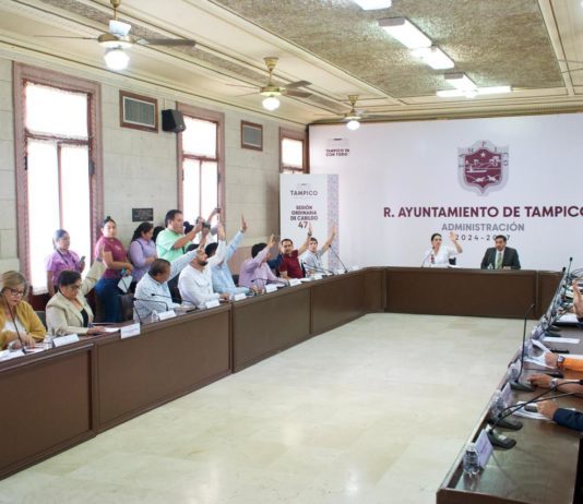 Aprueba Cabildo de Tampico Reglamento del Consejo de Paz y otorga descuento a locatarios de mercados municipales