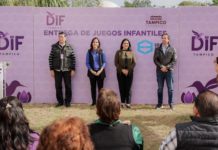 Inaugura Mónica Villarreal Anaya nueva Área de Juegos en el Centro de Desarrollo de la Colonia Morelos