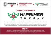 Convoca Alcalde Carlos Peña Ortiz a mujeres embarazadas al programa “Mi Primer Regalo”