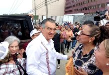 Gobernador del Estado reporta un buen avance en la obra del Hospital del ISSSTE en Tampico