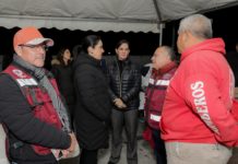 Encabezan Mónica y Luz Adriana Villarreal acciones de apoyo ante bajas temperaturas en Hospital Carlos Canseco