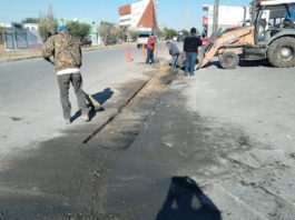Imparable programa de rehabilitación asfáltica en Reynosa