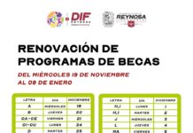 Continúa DIF-Reynosa proceso de renovación de becas