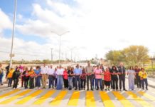 Inauguraron Alcalde y familias de Puerta Sur y Nuevo México la calle Morelos