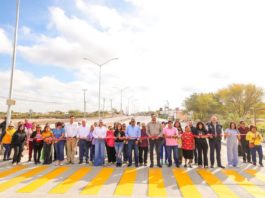 Inauguraron Alcalde y familias de Puerta Sur y Nuevo México la calle Morelos