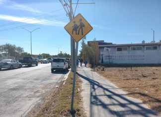 Instaló Gobierno de Reynosa, señalización que cuida a los estudiantes