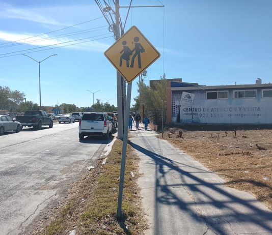 Instaló Gobierno de Reynosa, señalización que cuida a los estudiantes