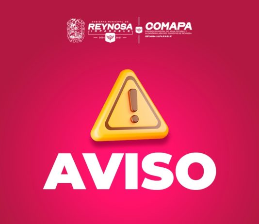 Aviso de la Comapa