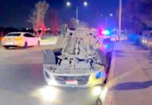 Accidente deja cuantiosos daños materiales en apartada colonia popular