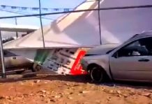Accidente vial deja cuantiosos daños materiales en apartada colonia popular