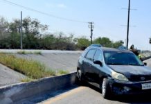 Chocan en la carretera Río Bravo-Reynosa dejando daños materiales