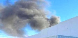 Conato de incendio en maquiladora dejo daños materiales