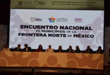 Protesta Alcaldesa de N. Laredo como coordinadora nacional de alcaldes fronterizos