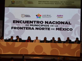 Protesta Alcaldesa de N. Laredo como coordinadora nacional de alcaldes fronterizos