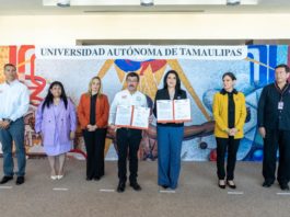 Suscribe Mónica Villarreal Histórico Acuerdo con la UAT para la Creación de Especialidad en Psicología Forense