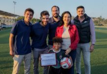 Entrega Mónica Villarreal becas deportivas al 100% para Clínicas de Formación Barca Academy