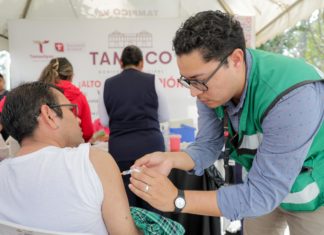 Tampico refuerza campaña de vacunación en coordinación con el sector salud