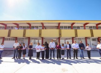 Inauguró Alcalde Carlos Peña Ortiz nueva Secundaria General