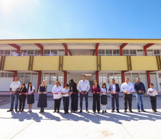 Inauguró Alcalde Carlos Peña Ortiz nueva Secundaria General