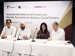 Con una inversión de 105 mdp gobierno del estado atenderá los socavones en Tampico y Ciudad Madero