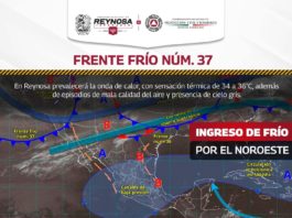 Colocará Frente Frío 37 los termómetros en mínimas de 9° a 16° Centígrados
