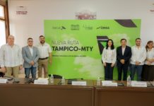 Anuncia Mónica Villarreal Reactivación del Vuelo Tampico-Monterrey a través de Aerus