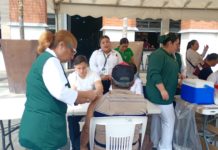 Refuerzan las acciones contra el sarampión, vacunan al personal del aeropuerto, central de autobuses y hospitales