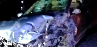 Se impactan en el tenebroso y oscuro “Viaducto de la Muerte” dejan daños