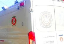 Unidad médica auxilia a victima tras ser atropellada por una unidad