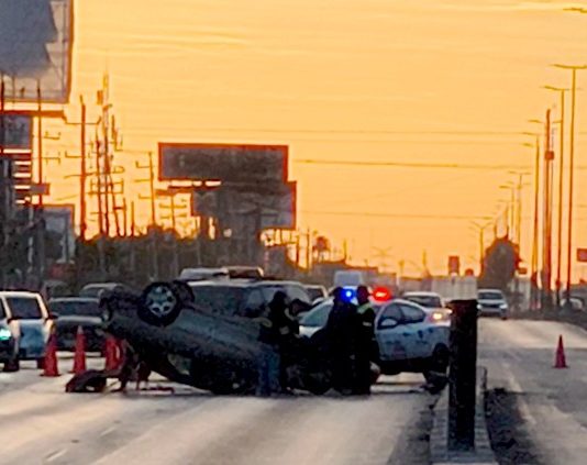 Vuelca unidad sobre carretera Río Bravo-Reynosa dejando un lesionado