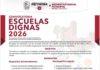 Convoca el Alcalde Carlos Peña Ortiz al programa “Escuelas Dignas 2026”