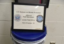 Decomisan en puentes internacionales droga por valor de 1 millón 355 md