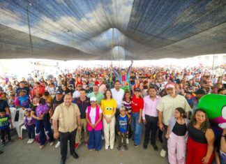 Encabezaron Carlos Peña Ortiz y Alejandra Yelitza Garza el Día de la Familia con miles de reynosenses